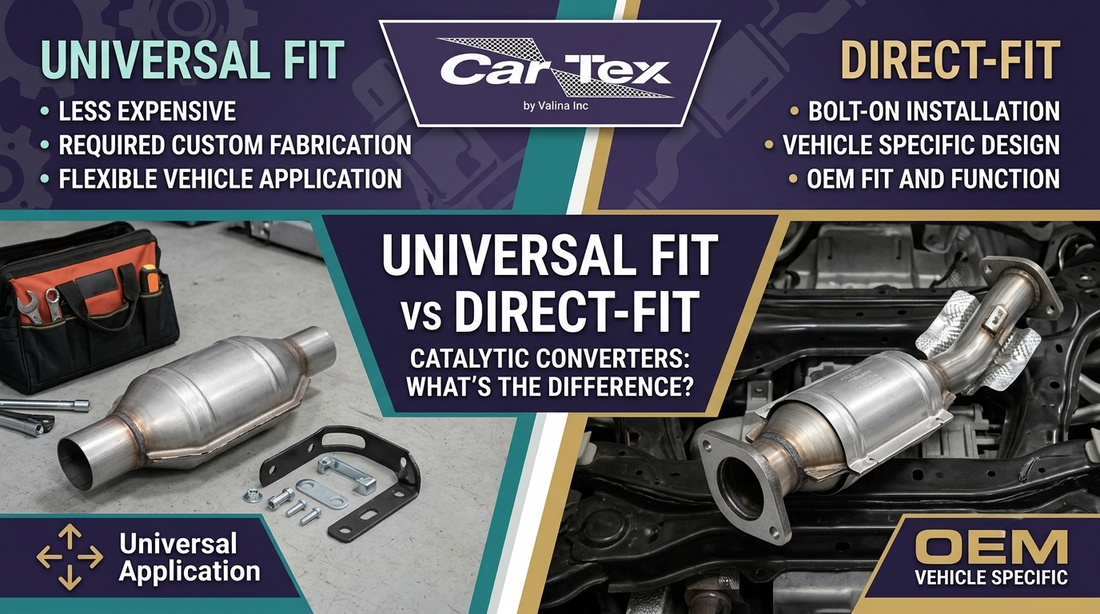 Universal Fit vs Direct-Fit Catalytic Converters: What's the Difference?