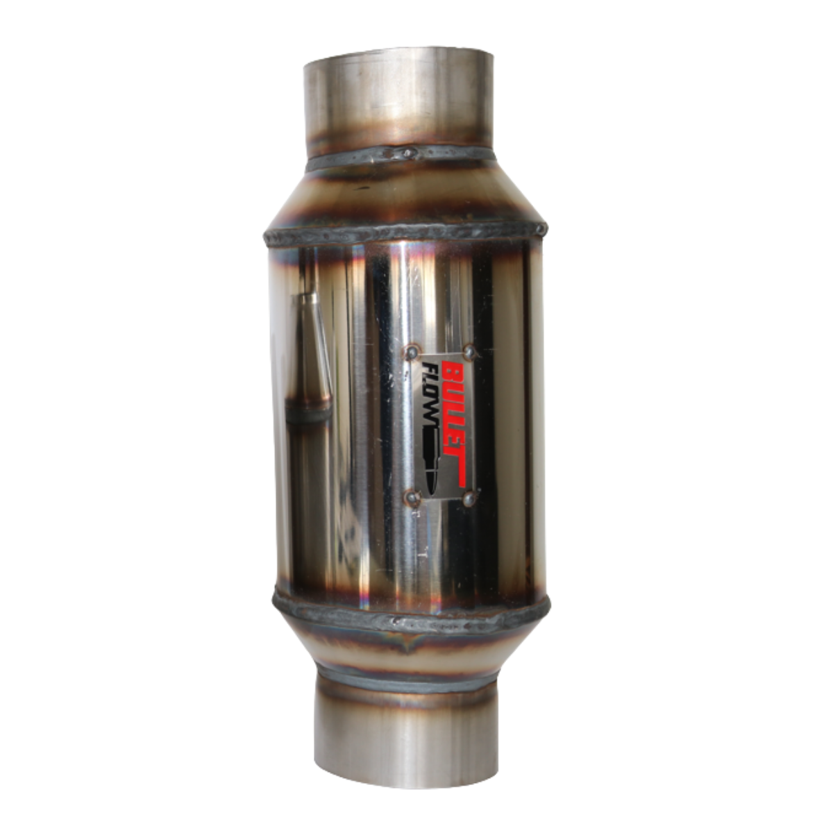 Valina inc Direct Flow Racing Fiber Bullet Flow Mufflers - BFR-414250