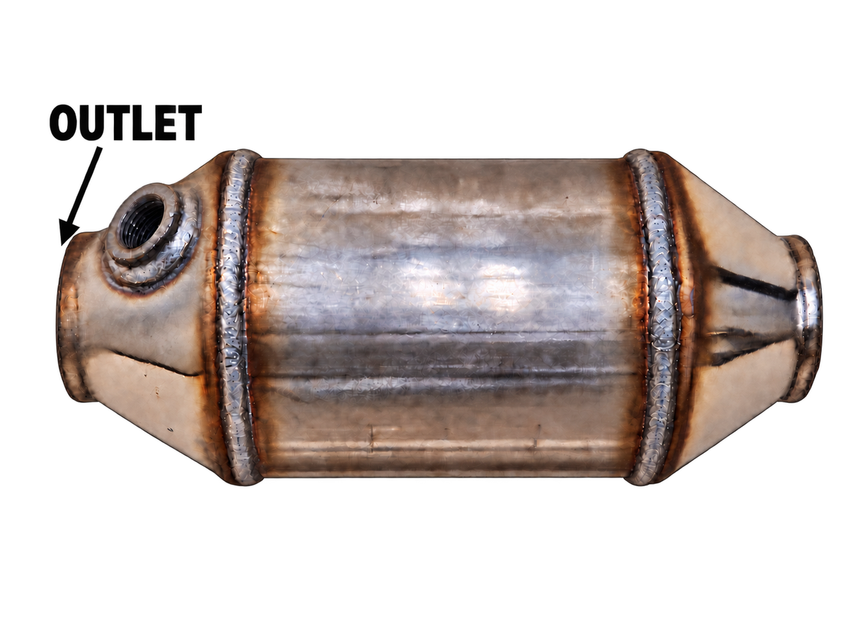 Valina Inc. CARB Compliant Universal Catalytic Converter 105034-12