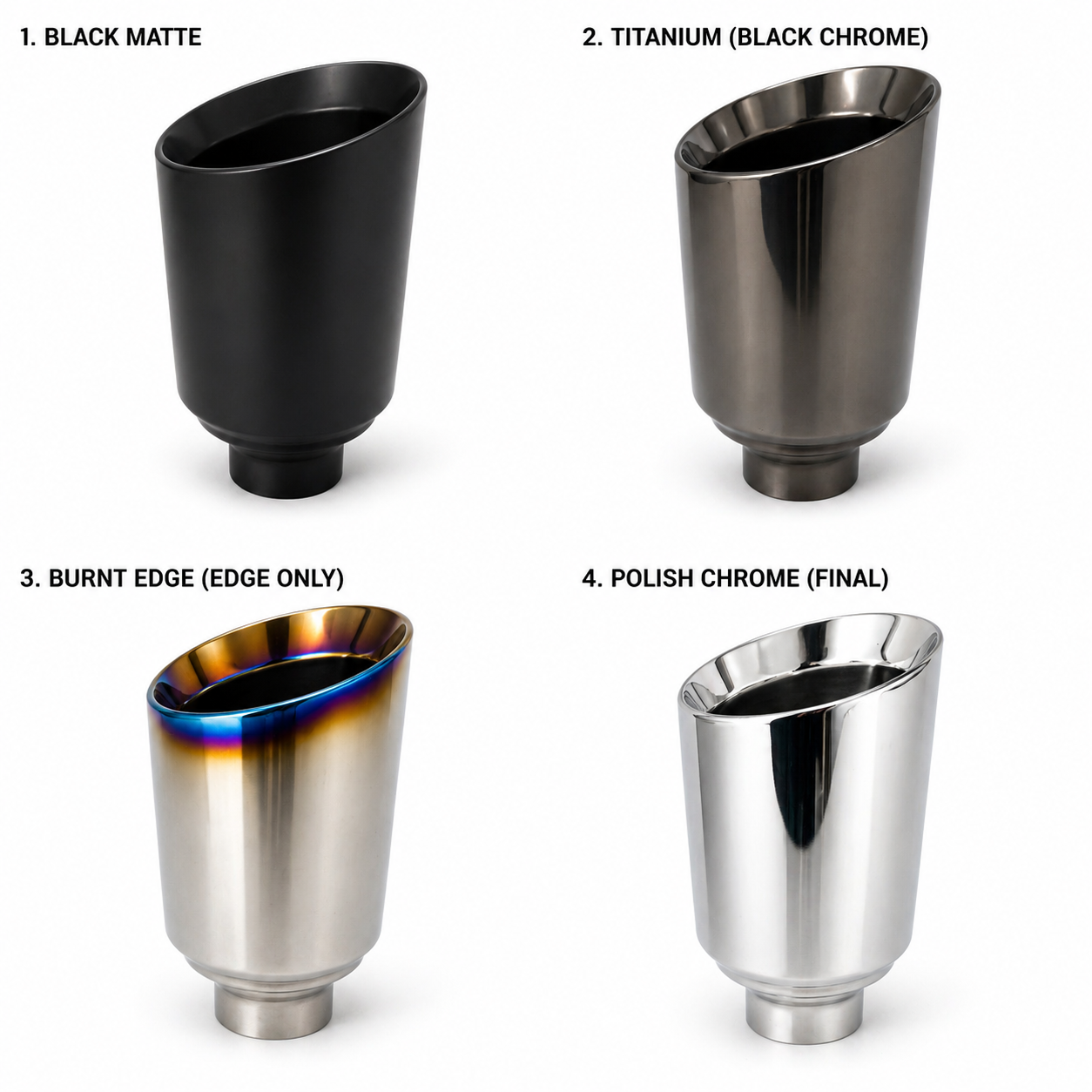 Valina inc Exhaust Tips - SRA-50410